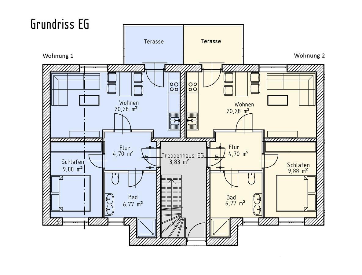 Ferienhaus Kaiserhof 마르클리베르크 객실 사진